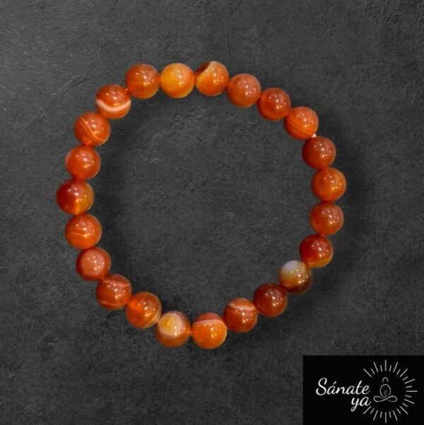 Pulsera de Cornalina - Vitalidad, Confianza y Creatividad