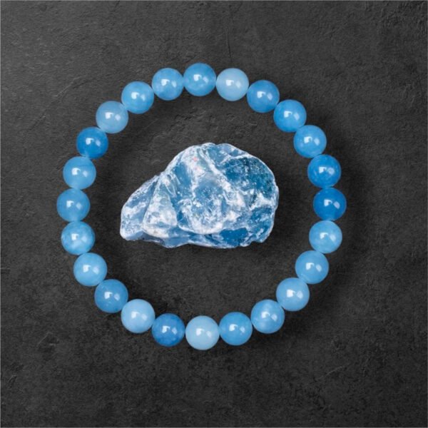 Pulsera de Aguamarina – Paz Interior, Comunicación y Fluidez Emocional