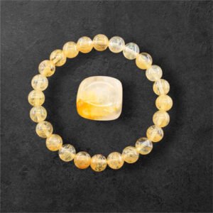 Pulsera de Citrino – Abundancia, Alegría y Energía Positiva