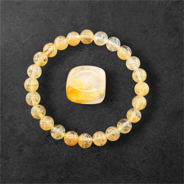 Pulsera de Citrino – Abundancia, Alegría y Energía Positiva