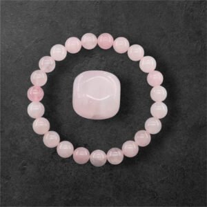 Pulsera de Cuarzo Rosado - Amor Propio y Armonía