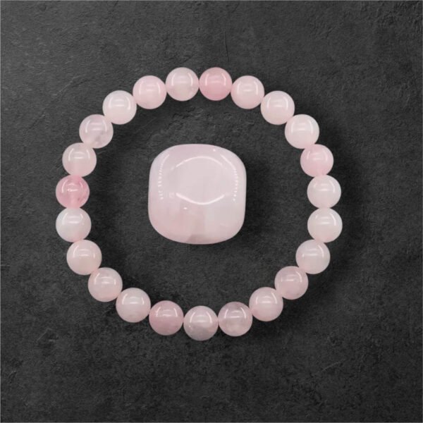 Pulsera de Cuarzo Rosado - Amor Propio y Armonía